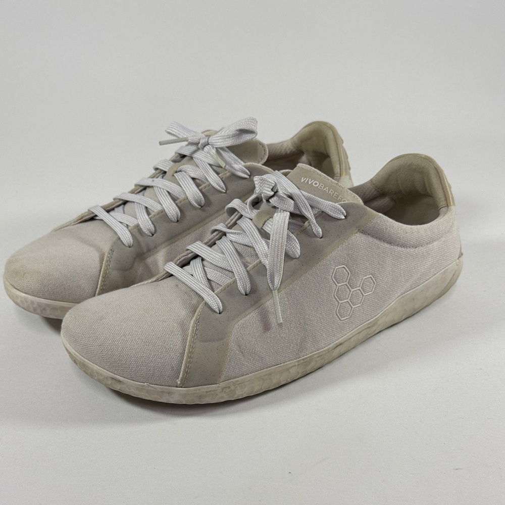 Vivo casual low-profile sneakers in light gray and white - Picture 3 of 9